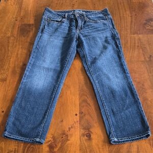 American Eagle Boy Fit Croppes Jeans Size 4